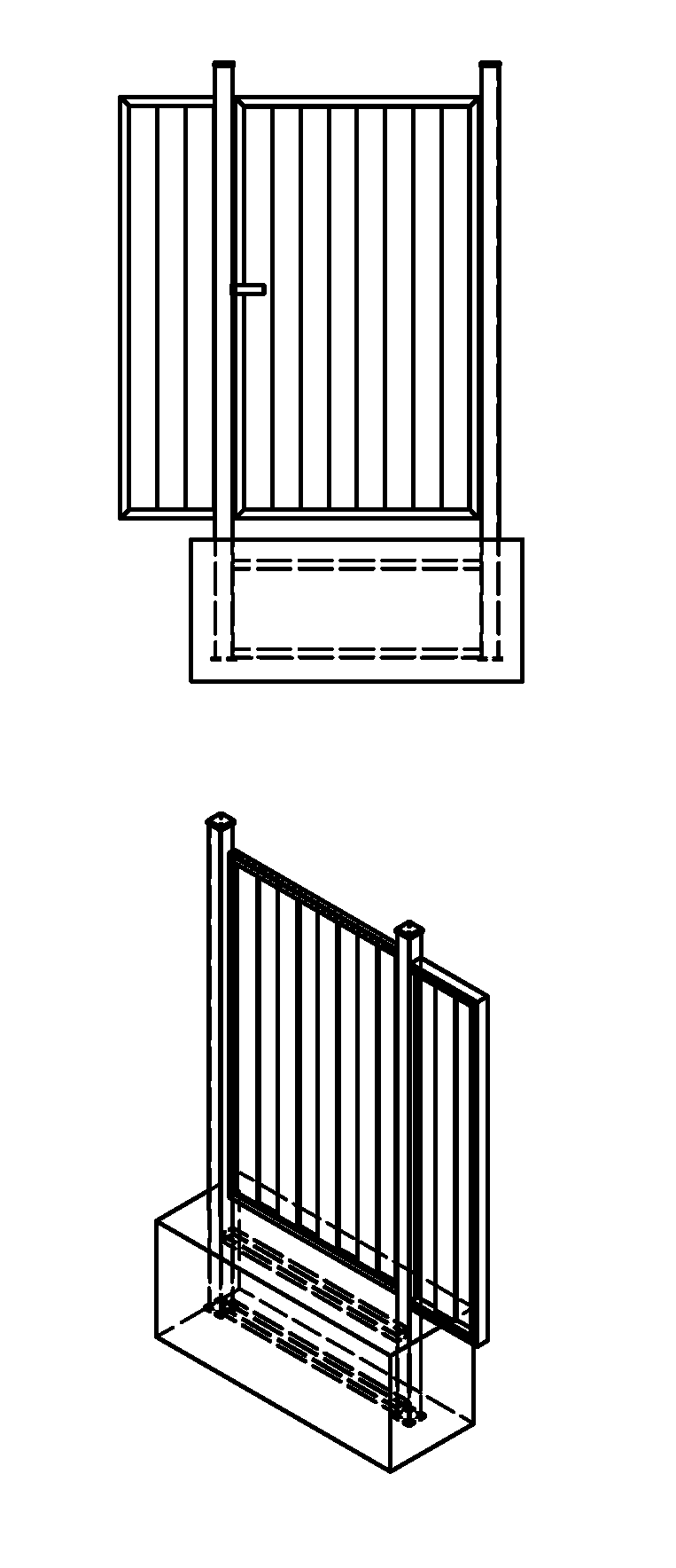 Zone Zero Fence Gate
